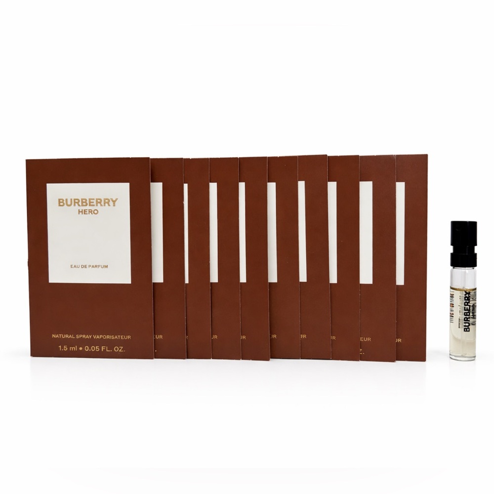 Burberry Hero Sample vials 10 sample Lot